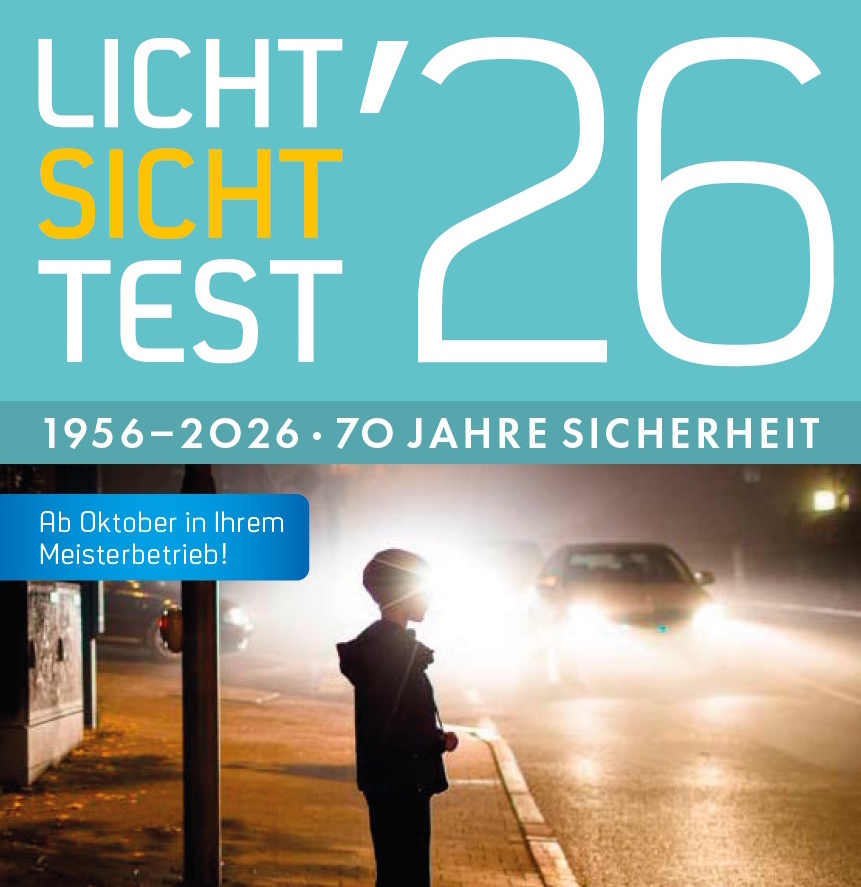 Licht-Test Plakette